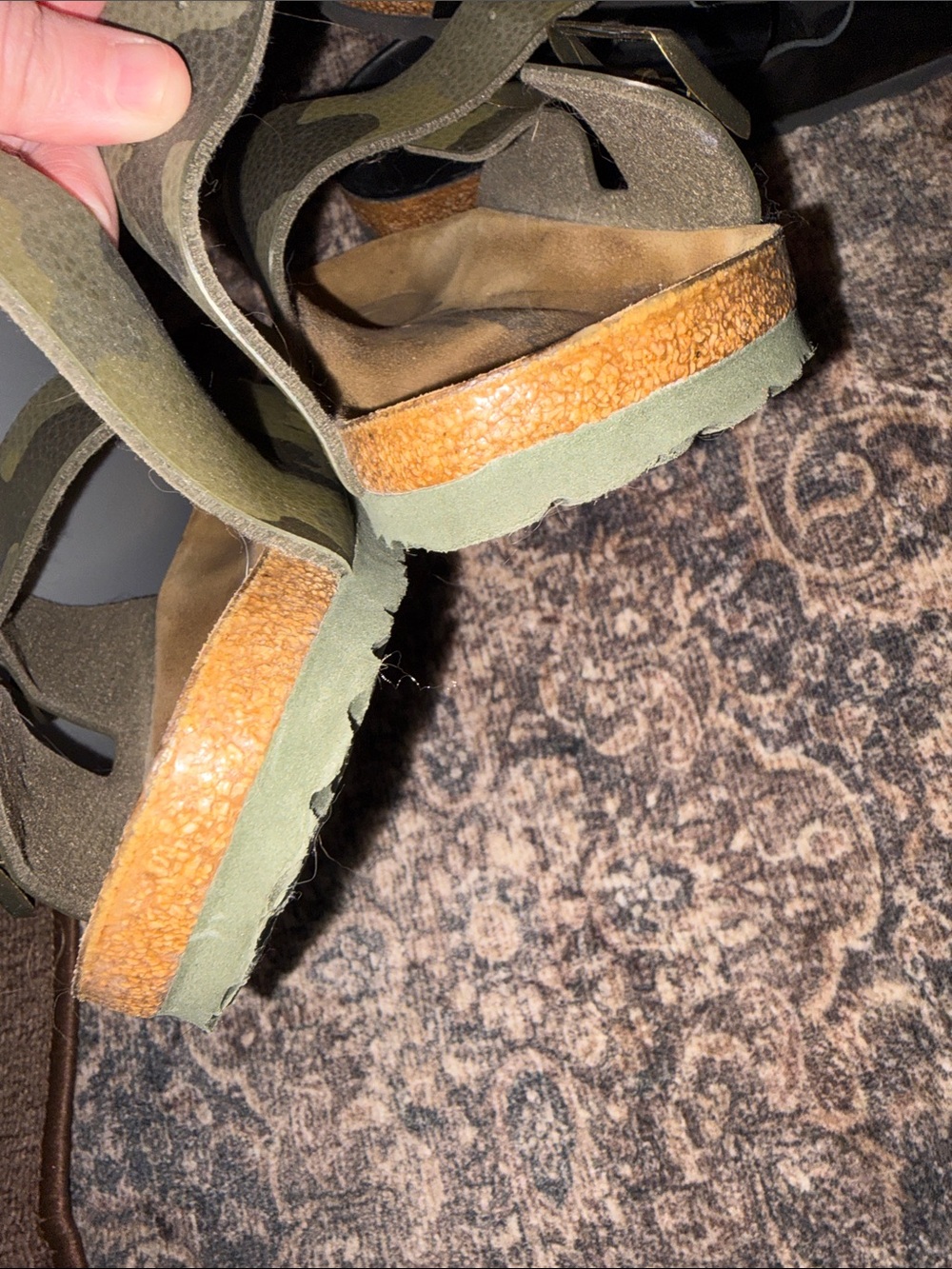 Birkenstock Olive Camo Arizona sandals - 38 - Picture 5 of 10
